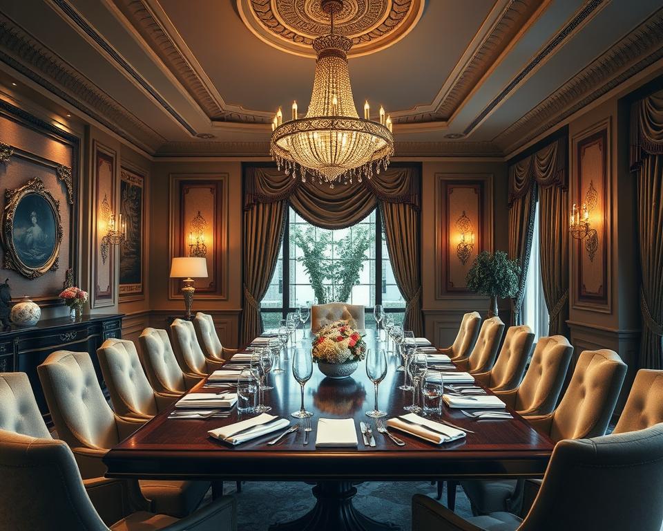 5-star hotel dining room