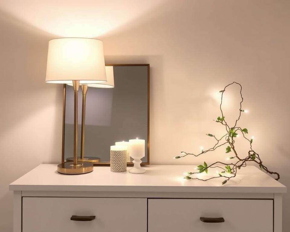 dresser top lighting