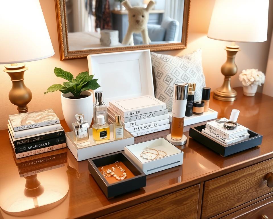 dresser top organization