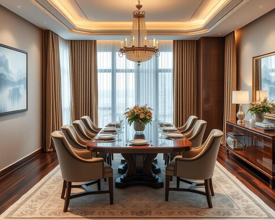 hotel style dining room