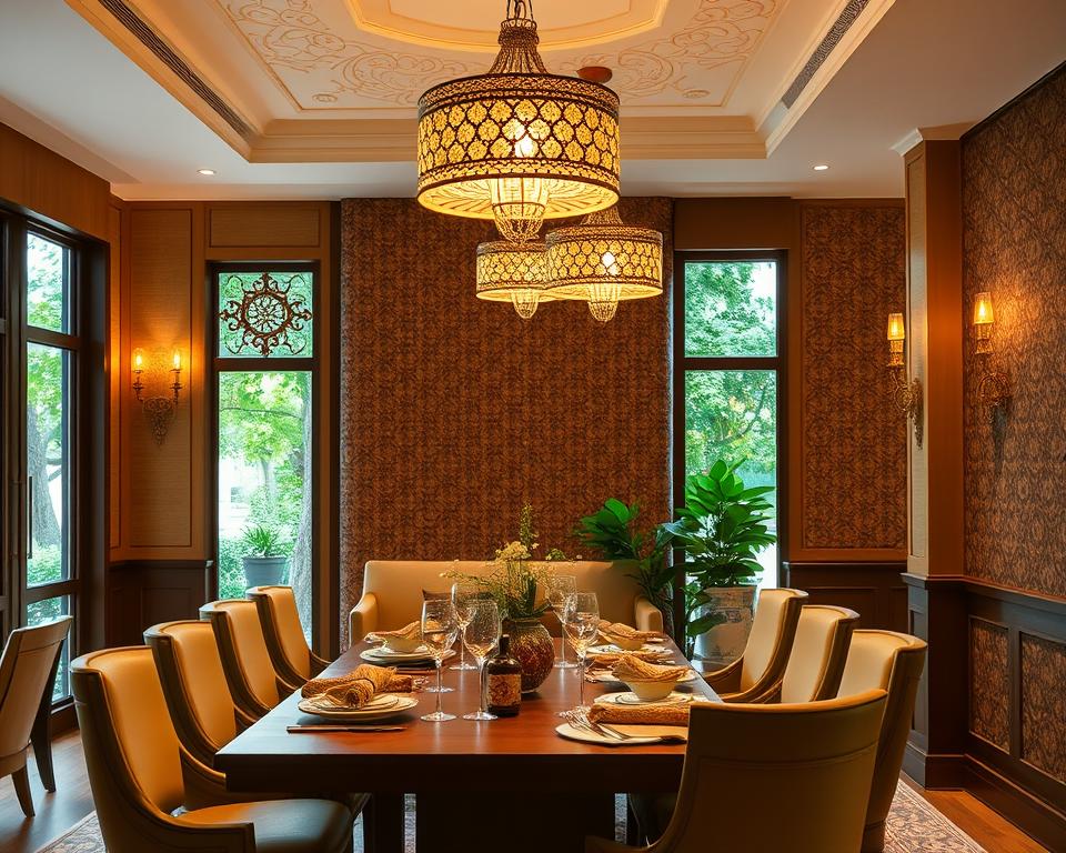 indian dining room lighting