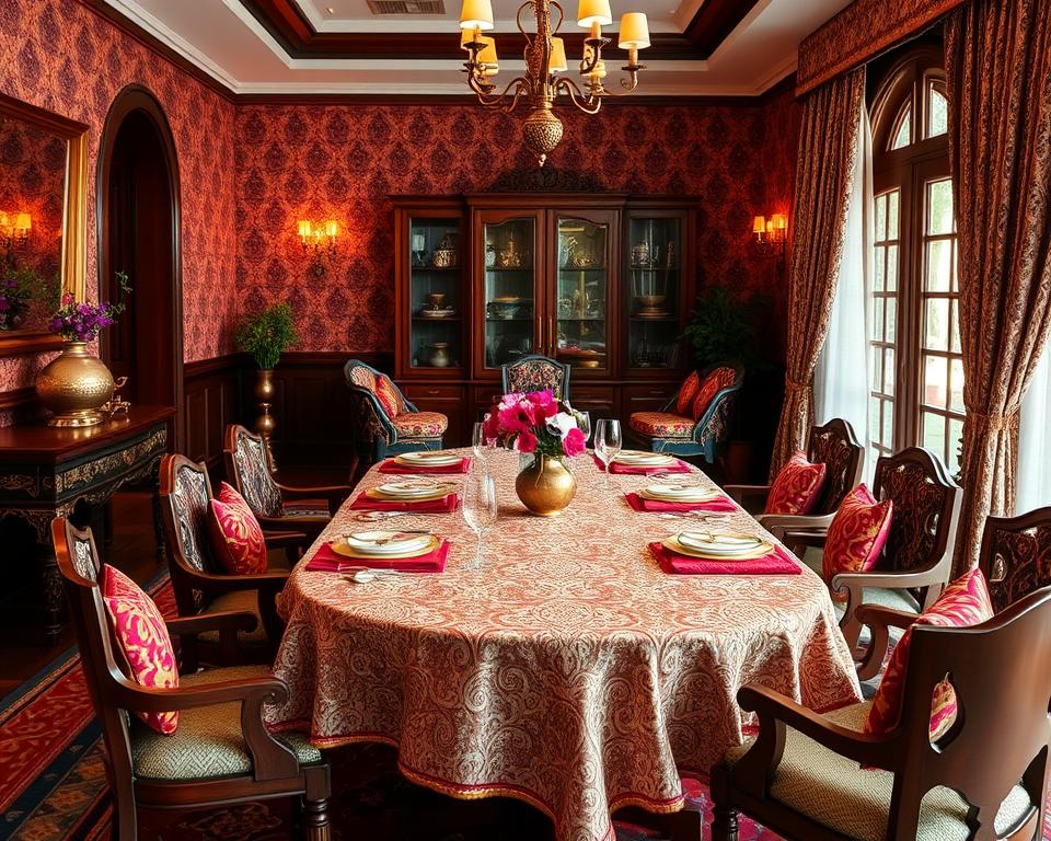 indian dining room patterns