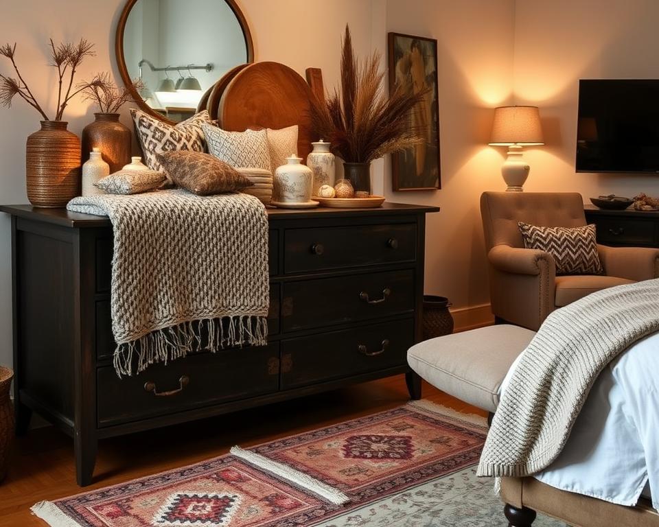 layering textures bedroom