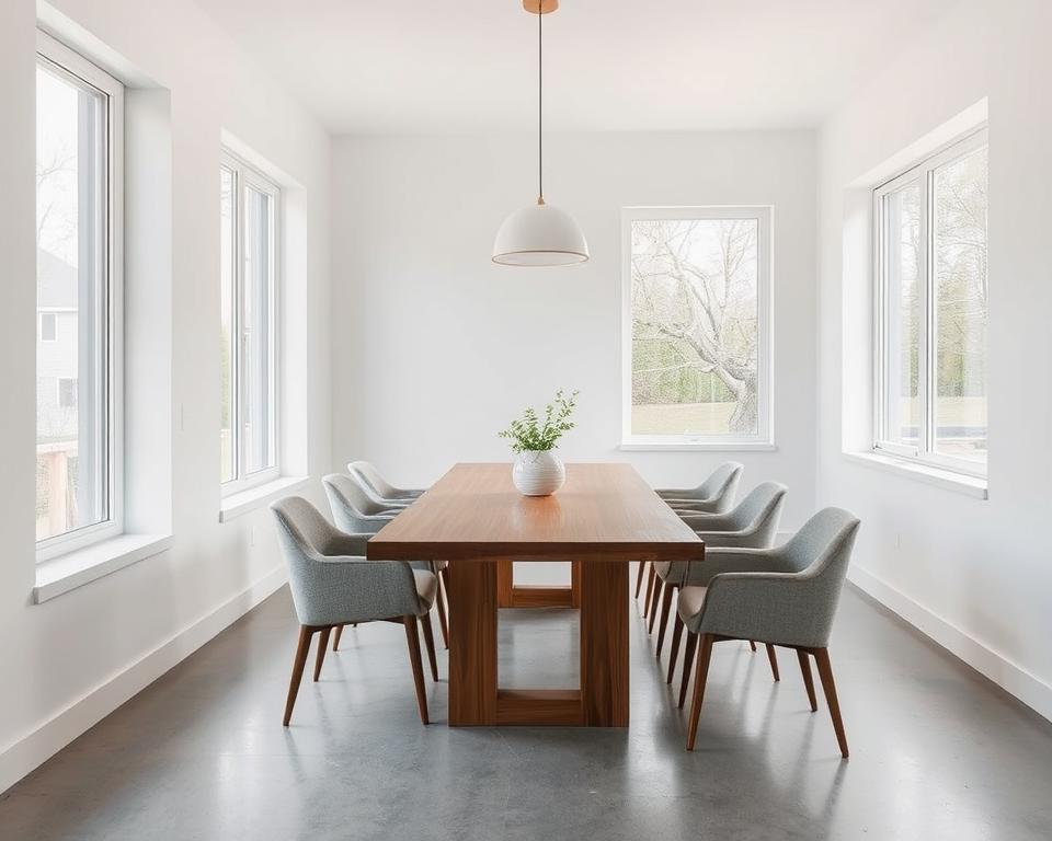 minimalist dining room design